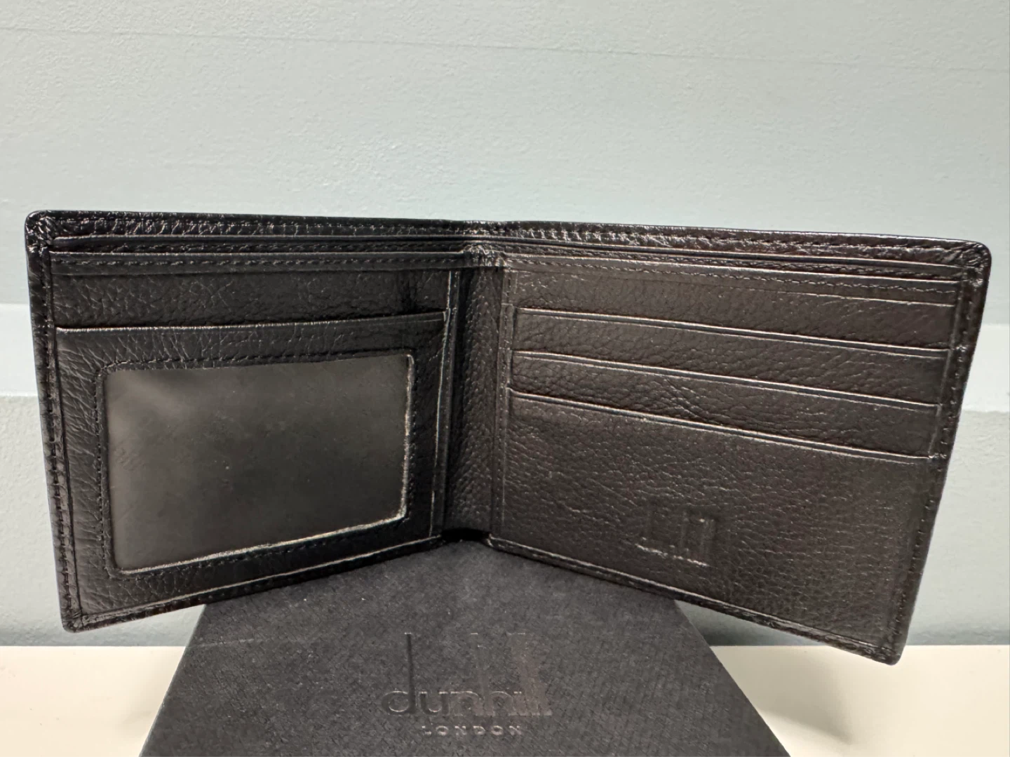 Dunhill London Black Leather Bifold Wallet - photo 4