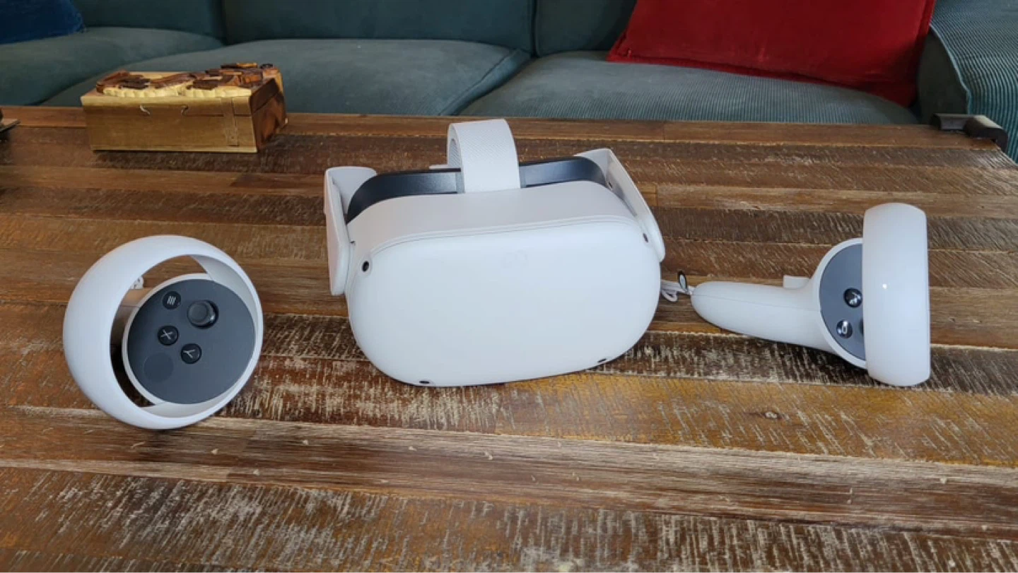 Meta Quest 2 VR Headset with Controllers