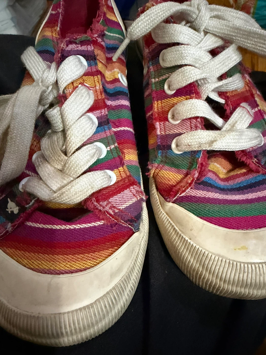 Rocket Dog Colorful Striped Canvas Sneakers - photo 3