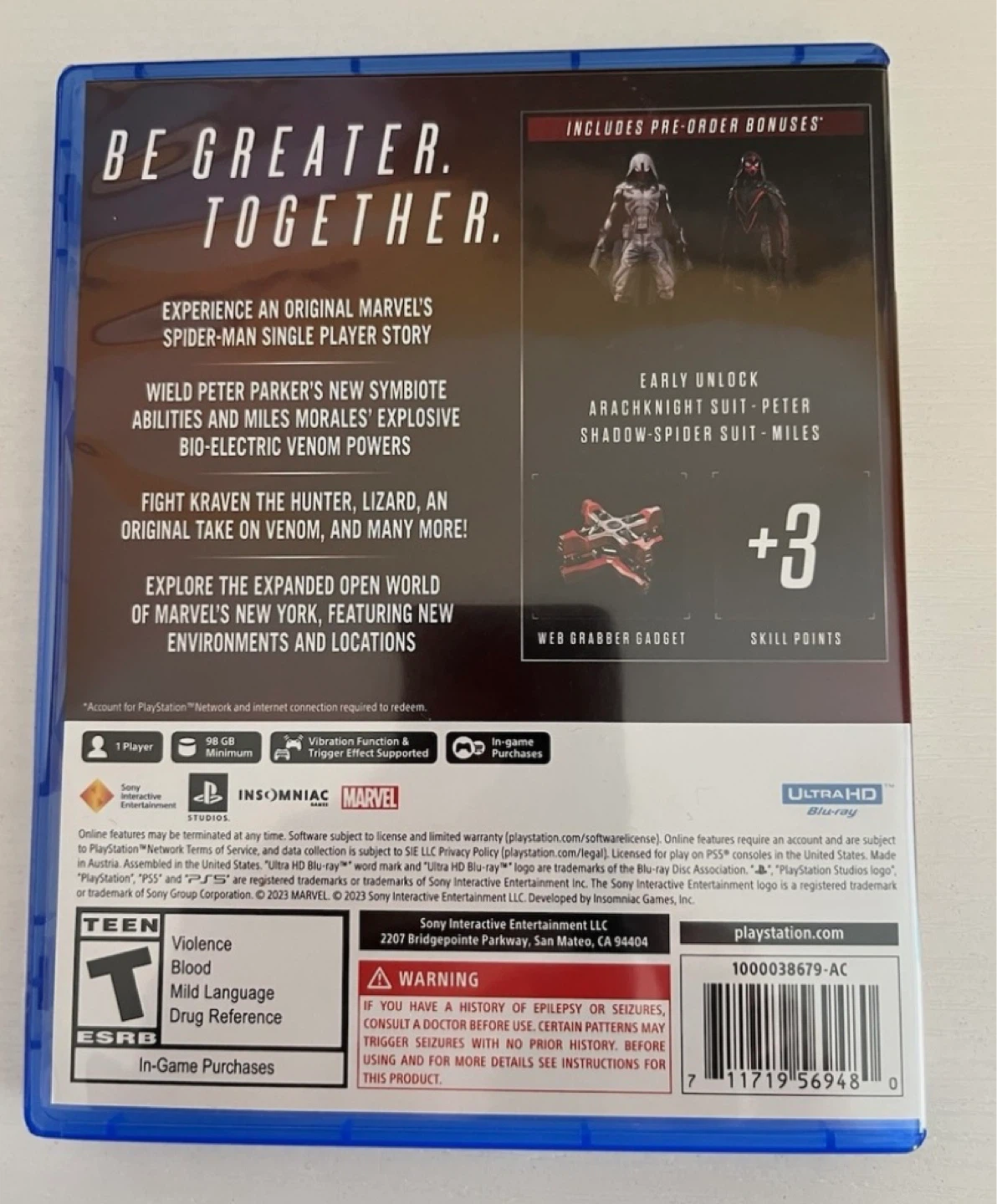 Marvel's Spider-Man 2 PS5 Launch Edition - photo 2