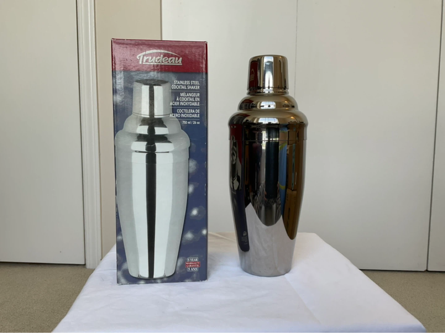 New Trudeau Stainless Steel Cocktail Shaker