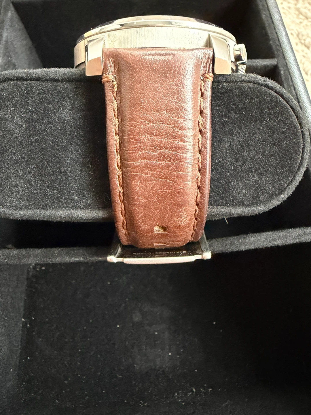 Fossil Chronograph Watch with Brown Leather Strap - photo 5