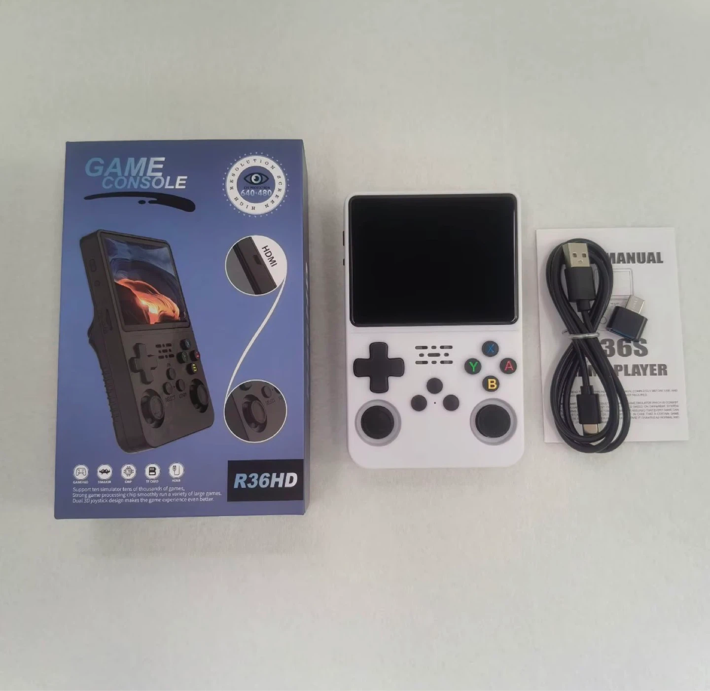 R36HD Handheld Game Console 22000 games