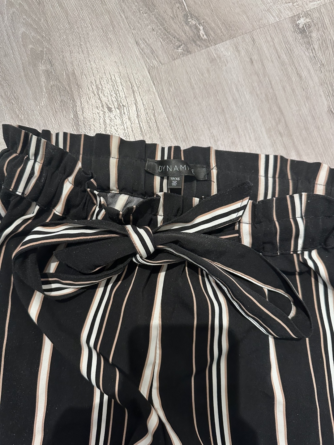 Dynamite Striped Paperbag Waist Pants - photo 2
