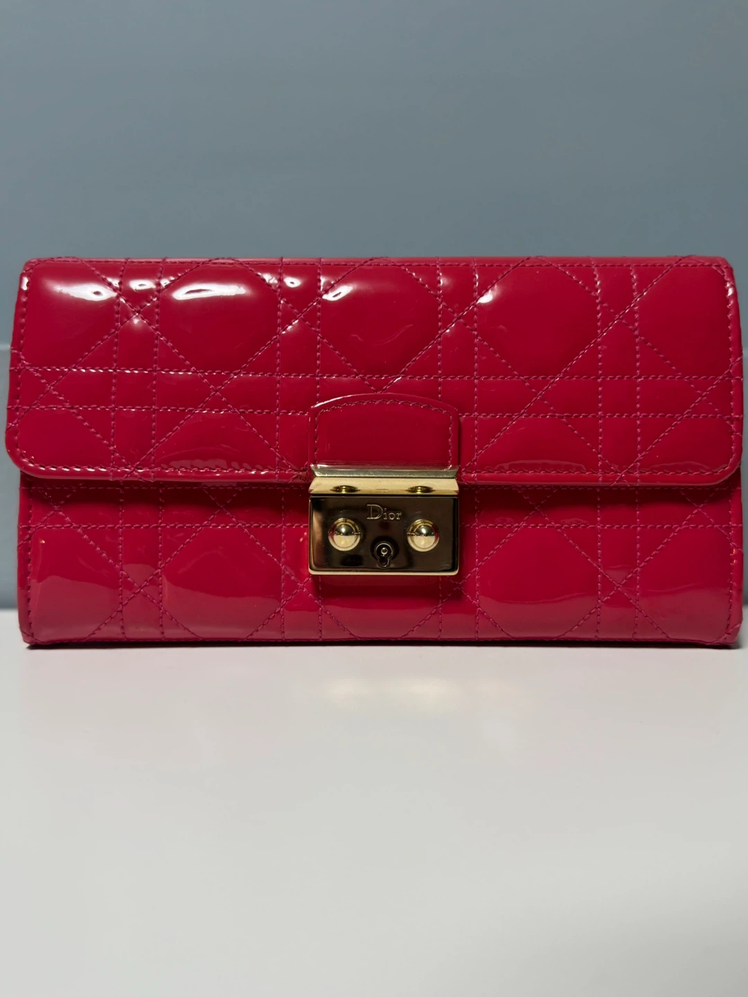 Christian Pink Patent Wallet - photo 3