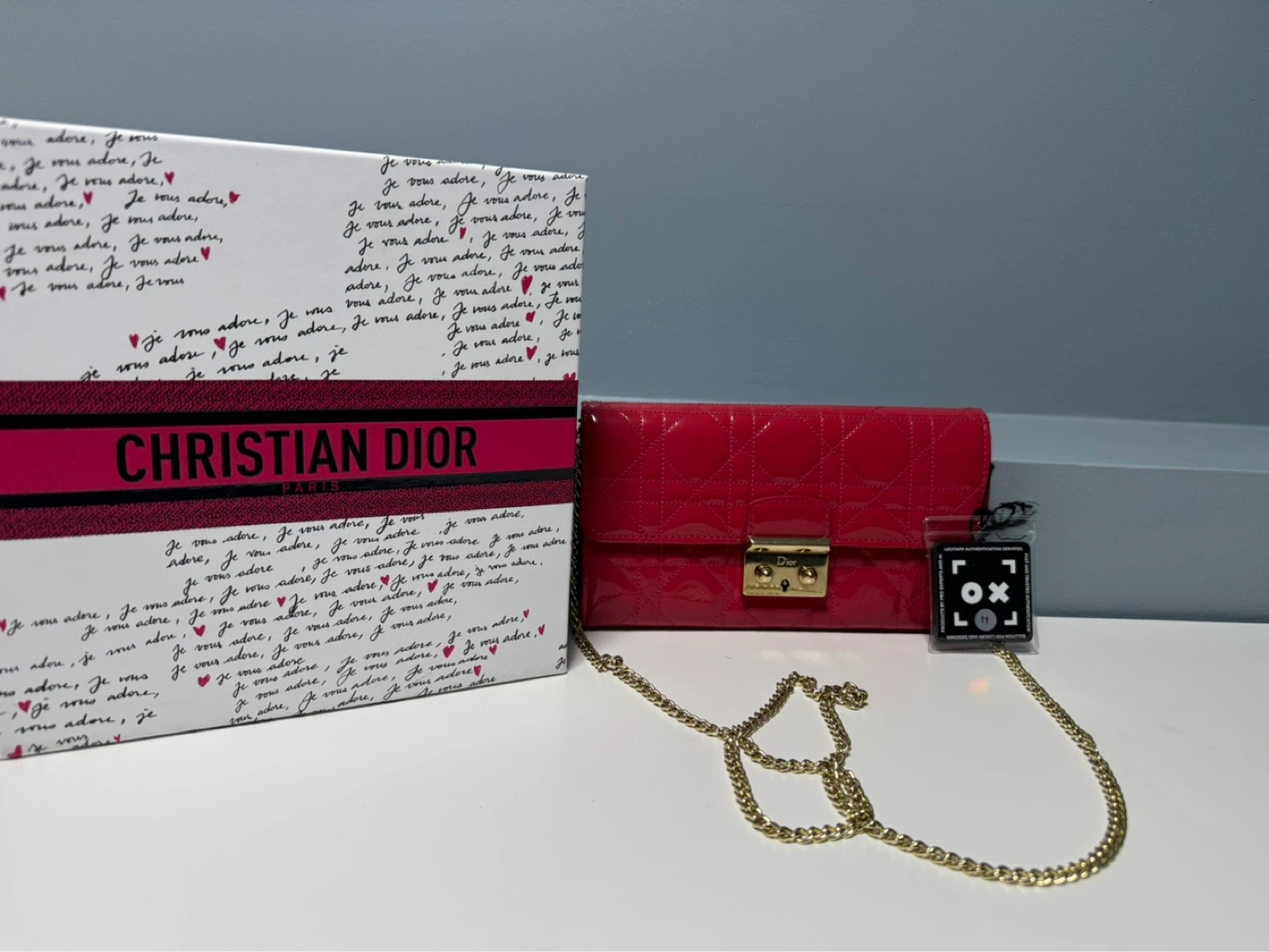 Christian Pink Patent Wallet - photo 2
