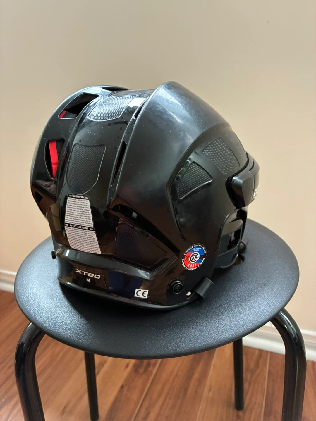 CCM XT20 Hockey Helmet, Senior, Black, M Sizes - photo 3