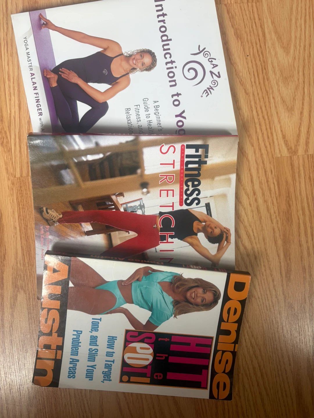 3 Fitness Books: Yoga, Stretching, and Denise Austin