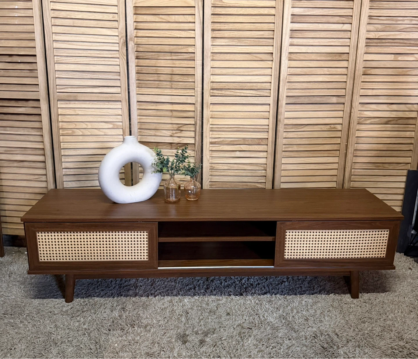 Mid Century Modern  Console TV Stand