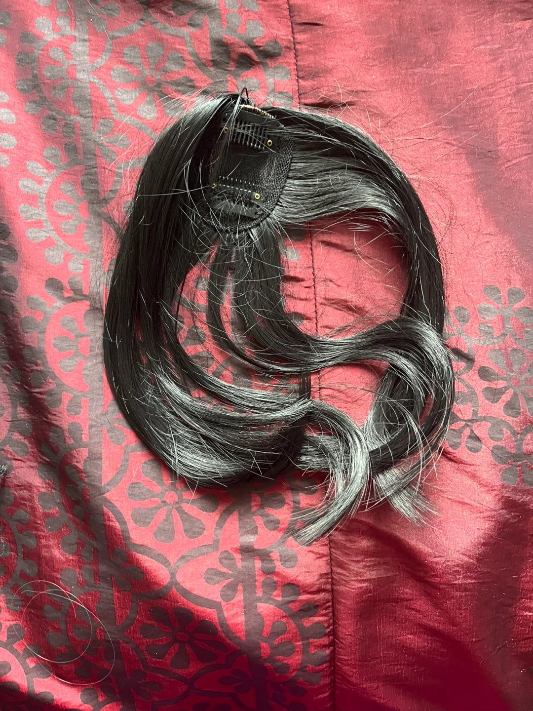 Black Clip-In Hair Topper - photo 5