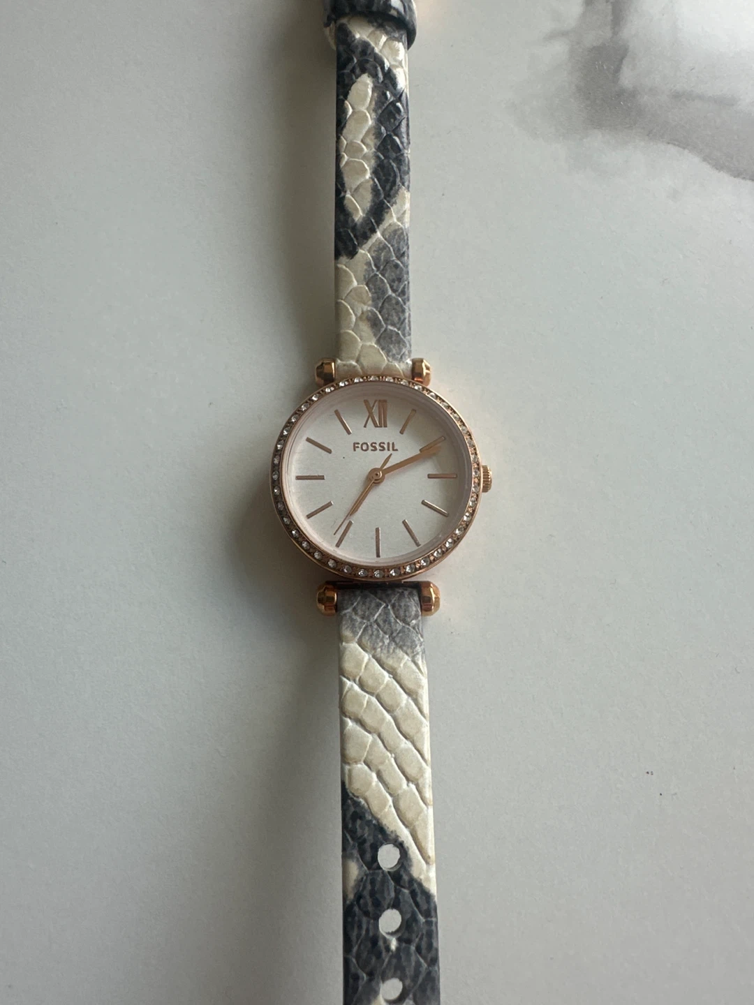 Fossil Women's Watch - Snake Print Leather Band - photo 2