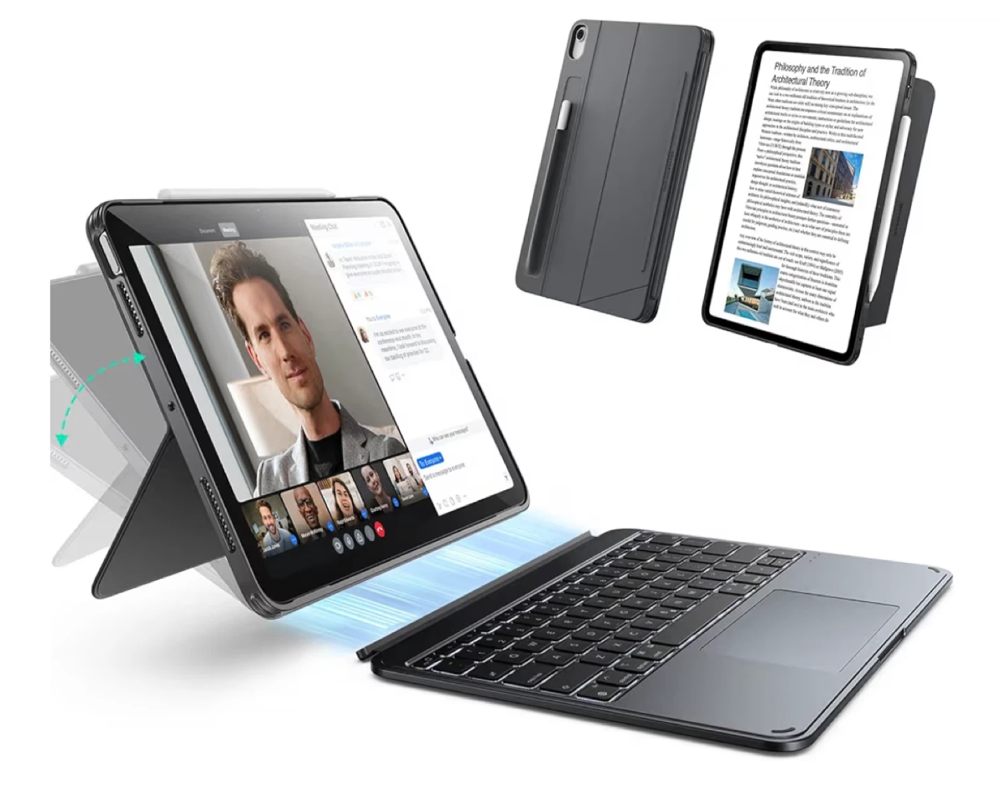 ESR Shift Detachable Keyboard Case for iPad - photo 2