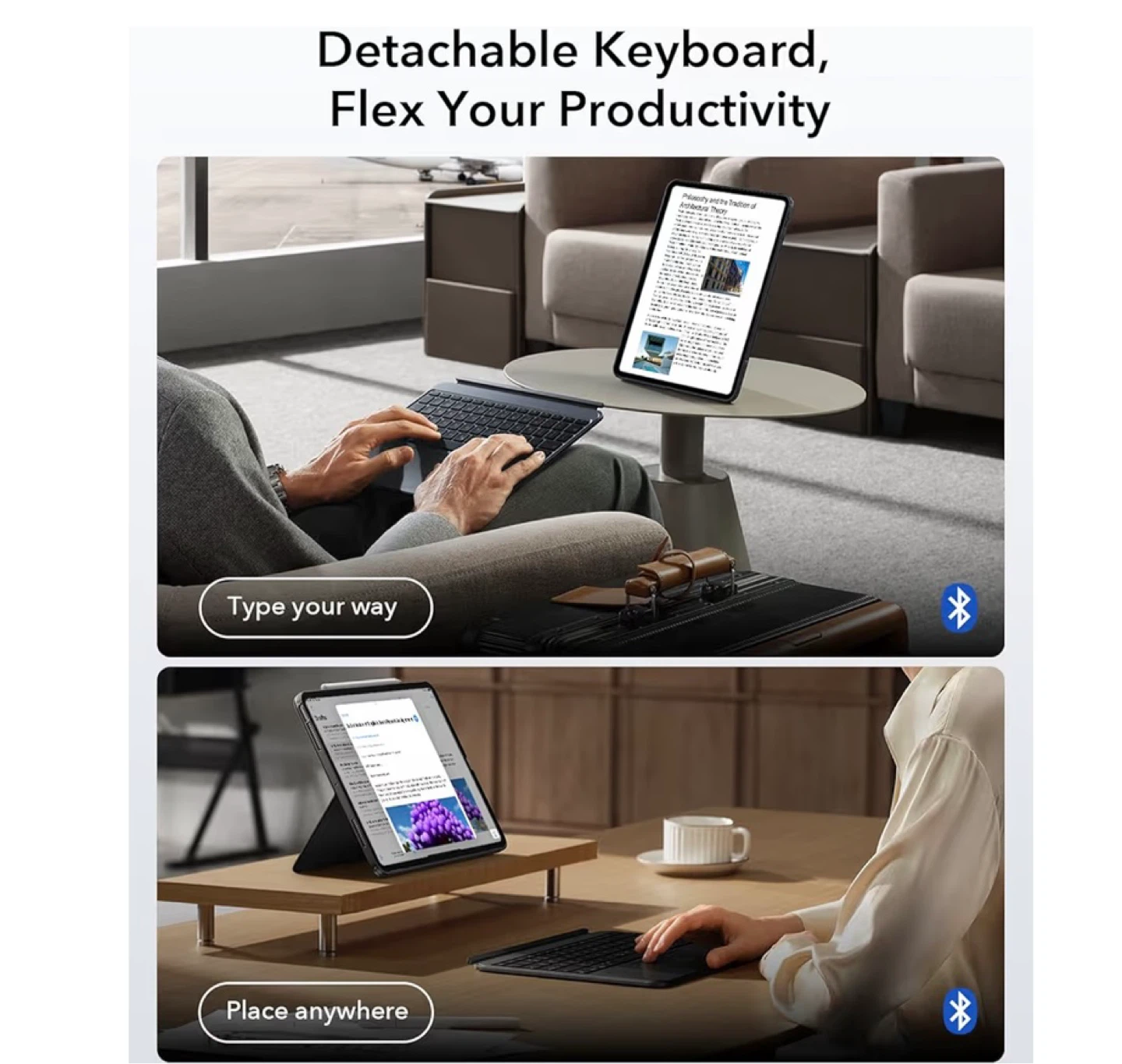 ESR Shift Detachable Keyboard Case for iPad - photo 5