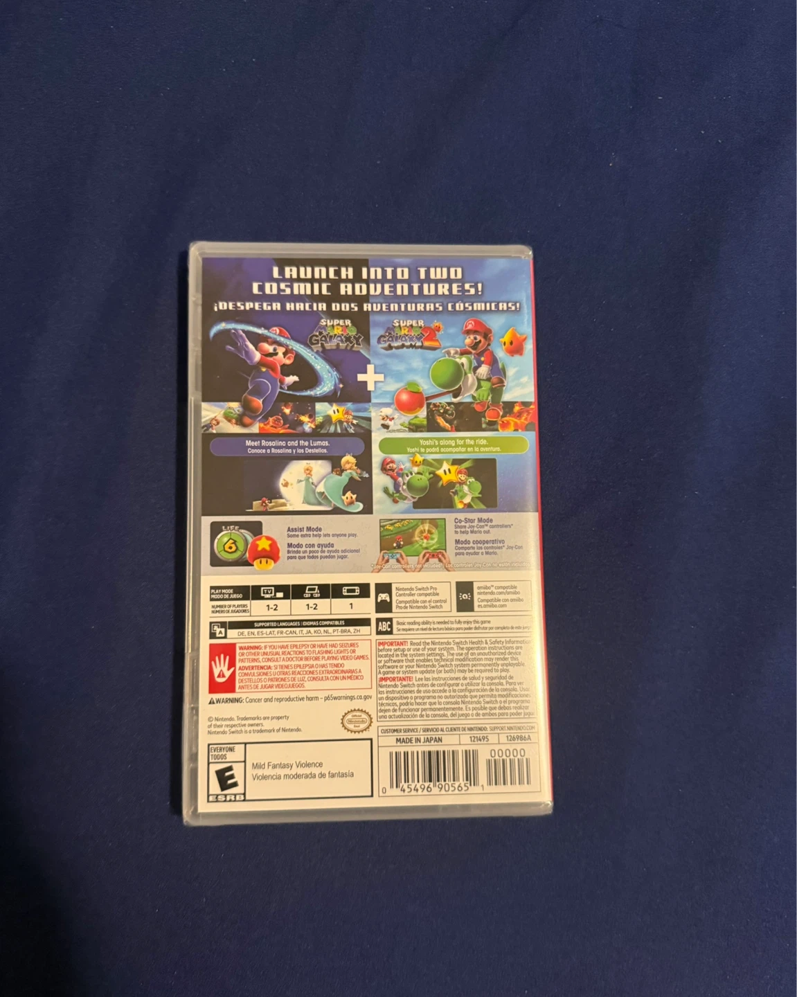 Nintendo Switch Super Mario Galaxy + Super Mario Galaxy 2 Game - photo 2