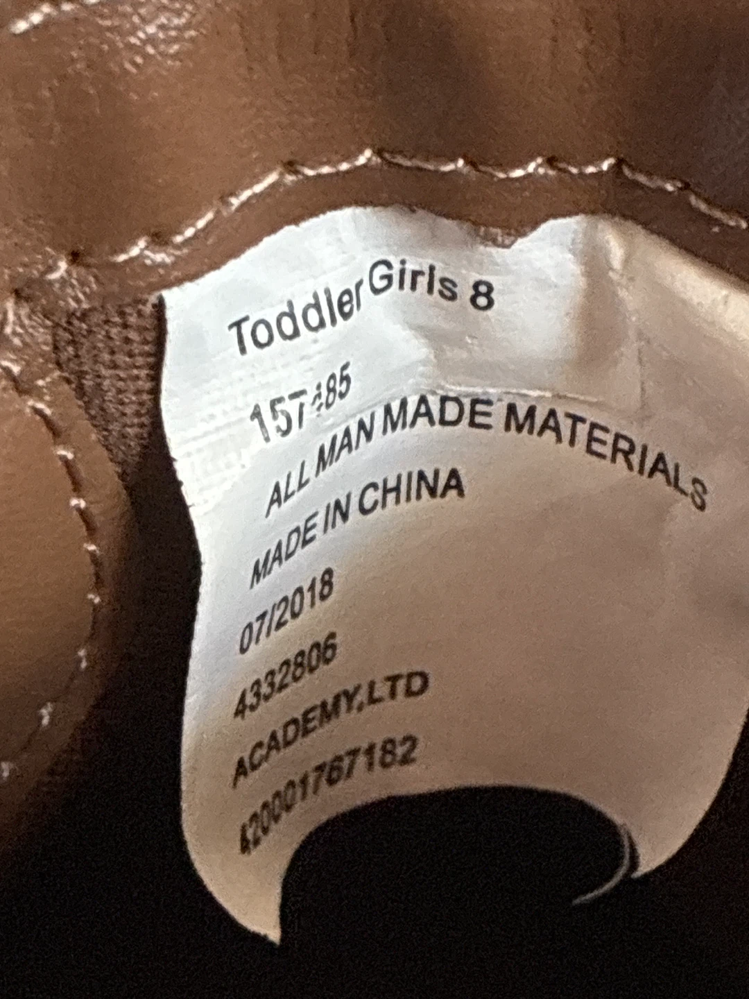 Toddler Girls Brown Boots Size 8 - photo 4