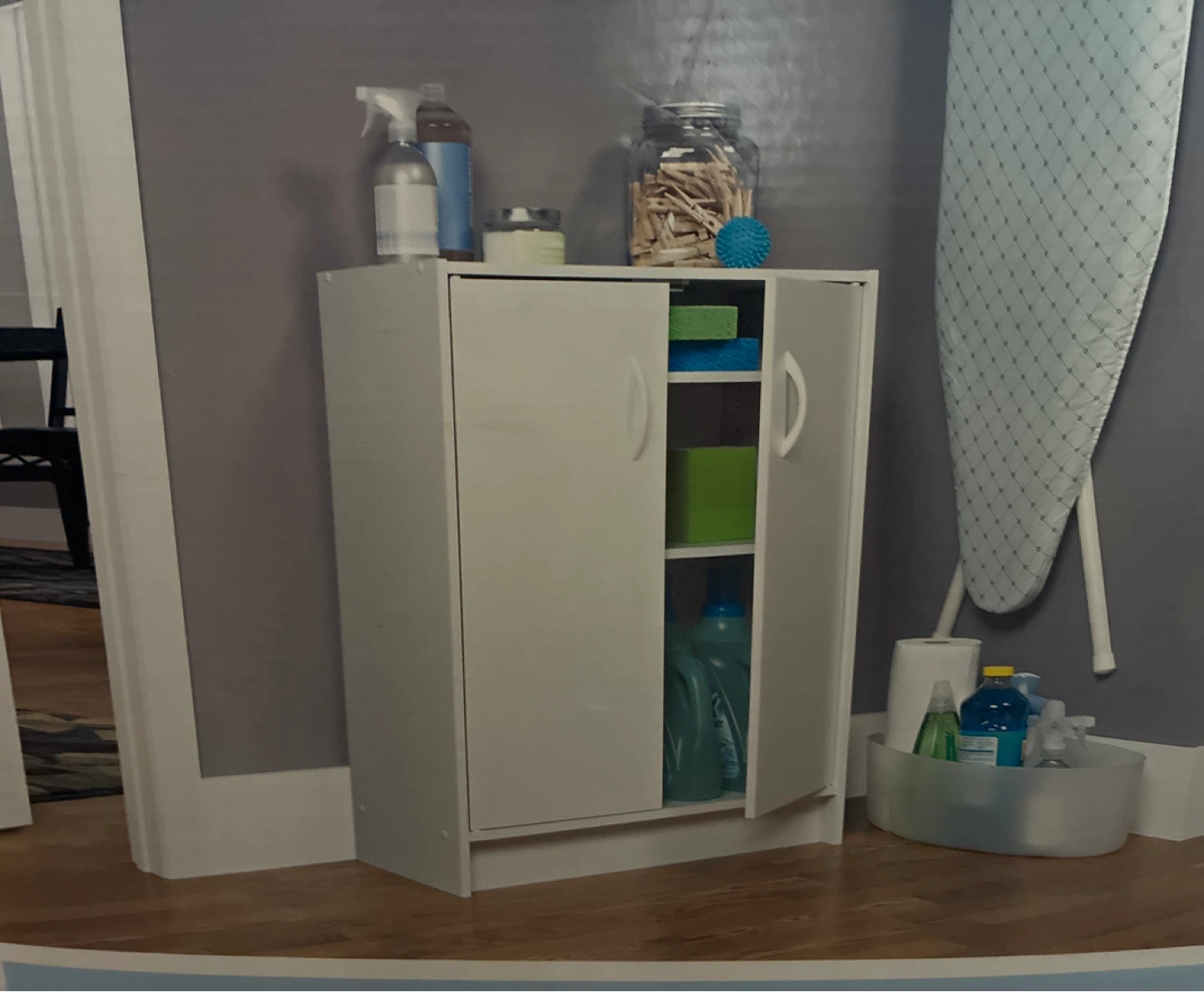New in box ClosetMaid 2-Door Stackable Organizer White - photo 2