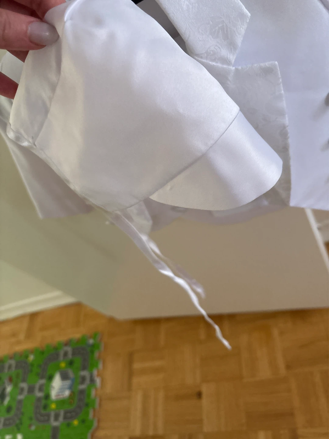 White Christening Suit with Vest - photo 2
