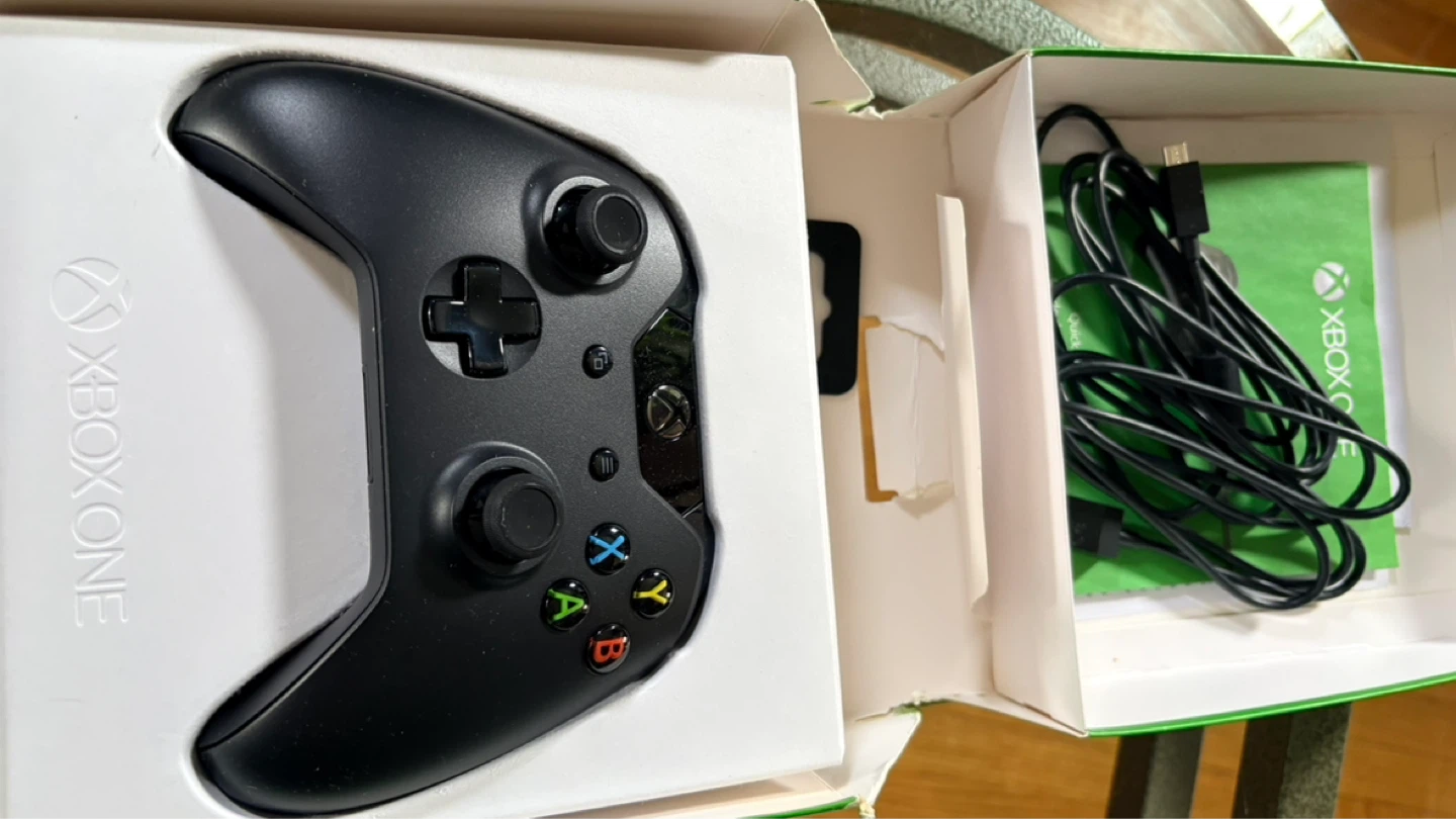 Two (2) Xbox One Wireless Controllers with USB Cable