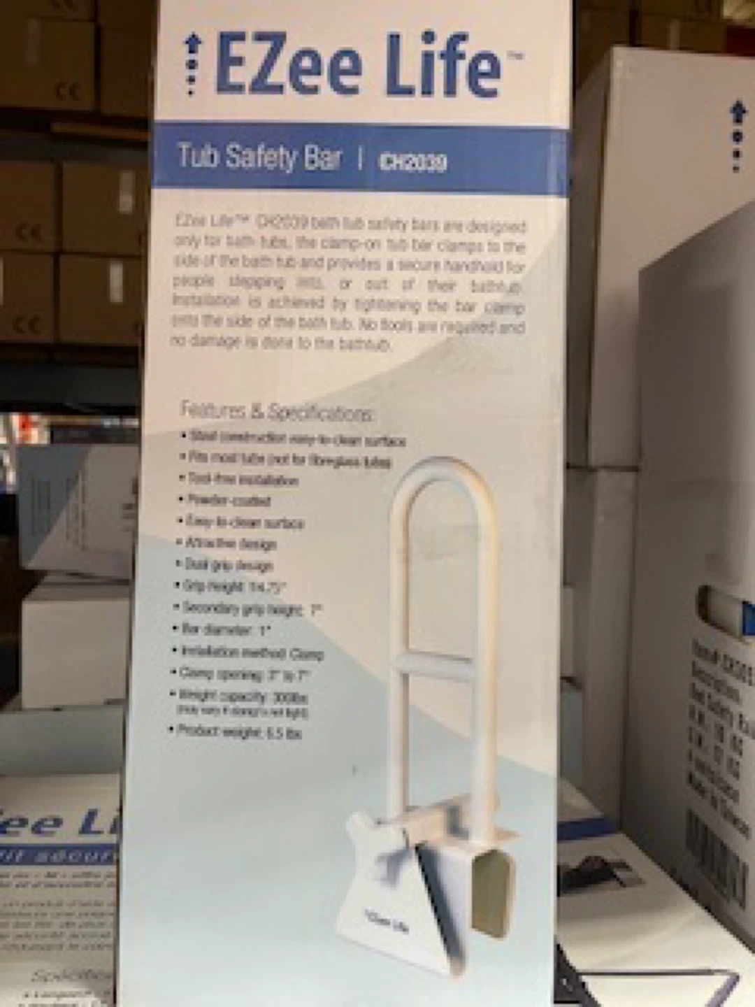 EZee Life Tub Safety Bar CH2039