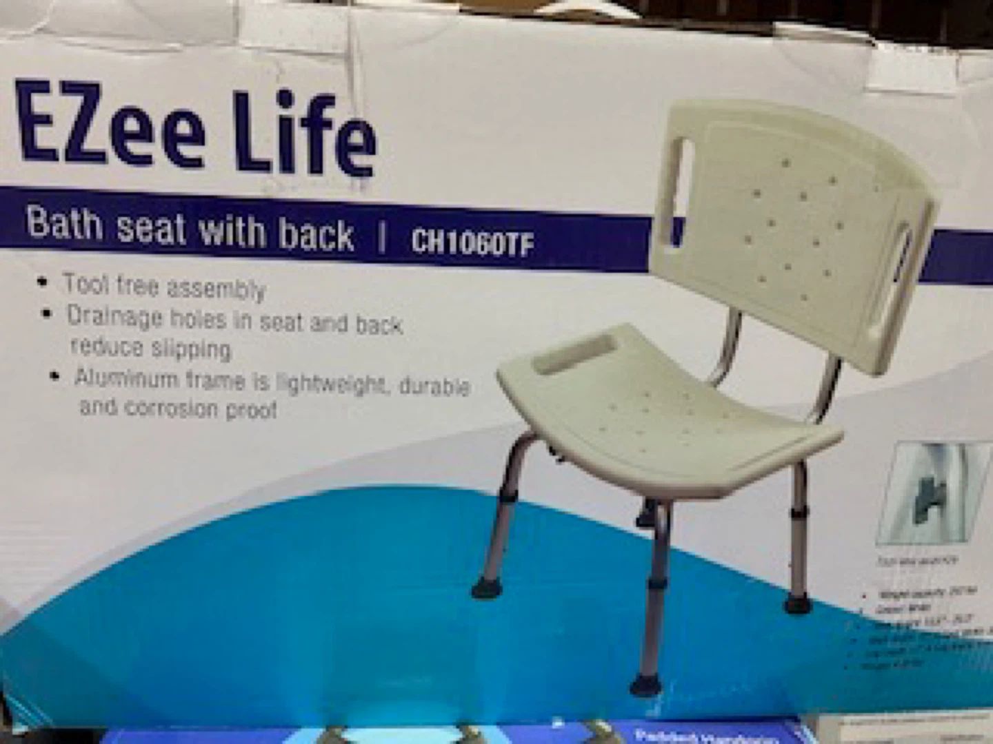 EZee Life Bath Seat with Back