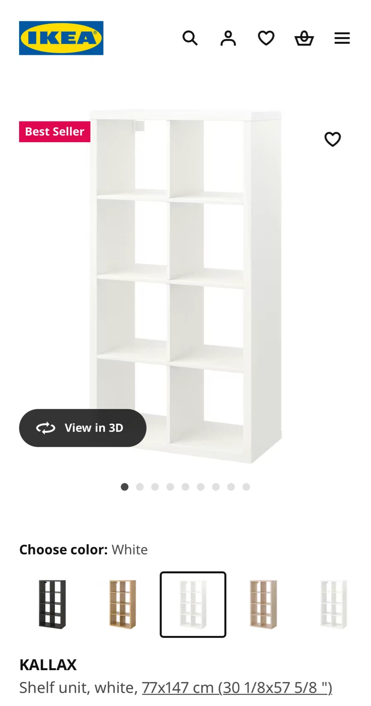 IKEA KALLAX Shelf Unit