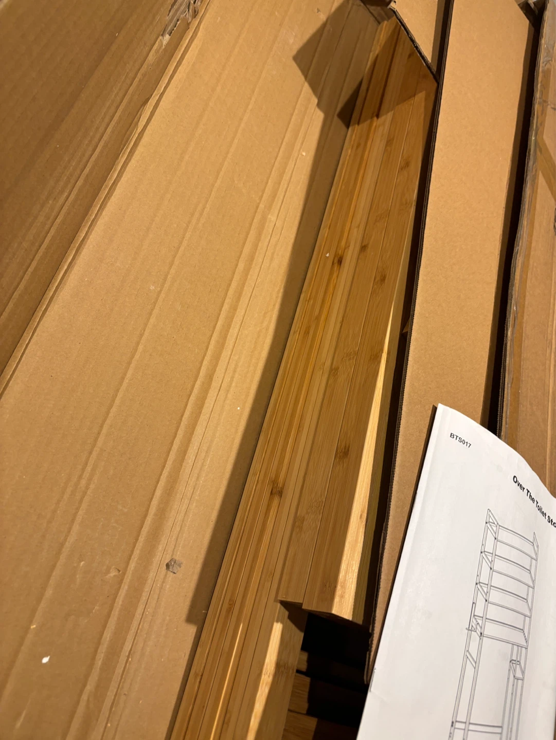 Bamboo Over The Toilet Storage Shelf - photo 5