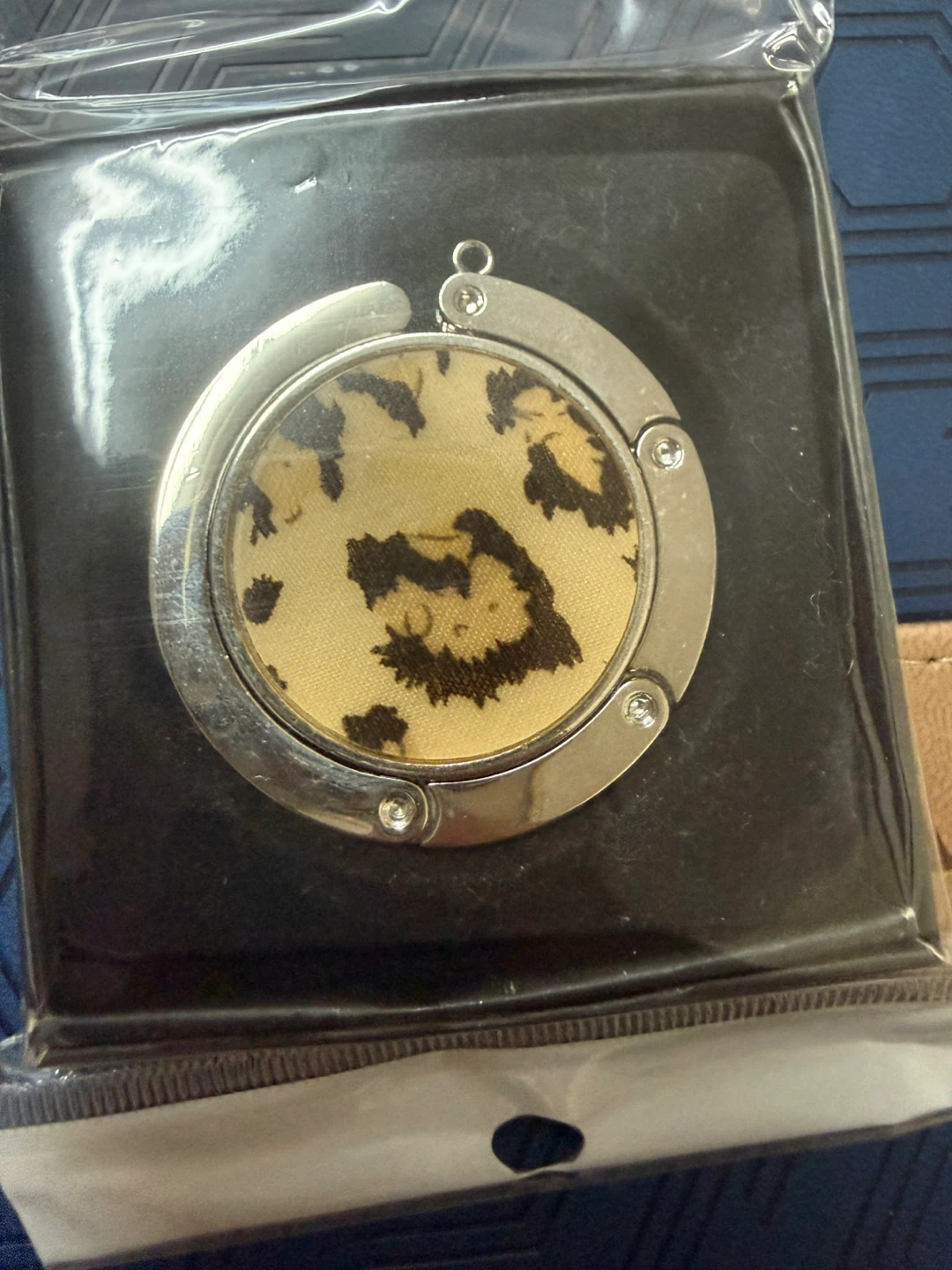 Leopard Print Bag Hook- free with a jewellery purchase