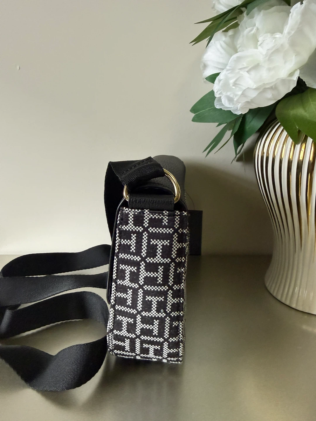 Tommy Hilfiger Crossbody Bag - Black/White Monogram - photo 3