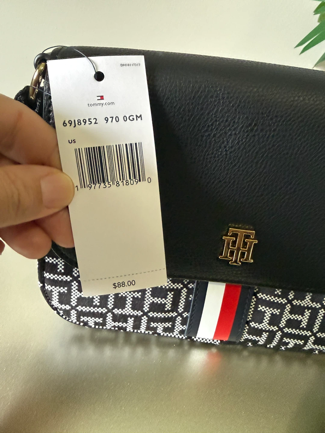 Tommy Hilfiger Crossbody Bag - Black/White Monogram - photo 5