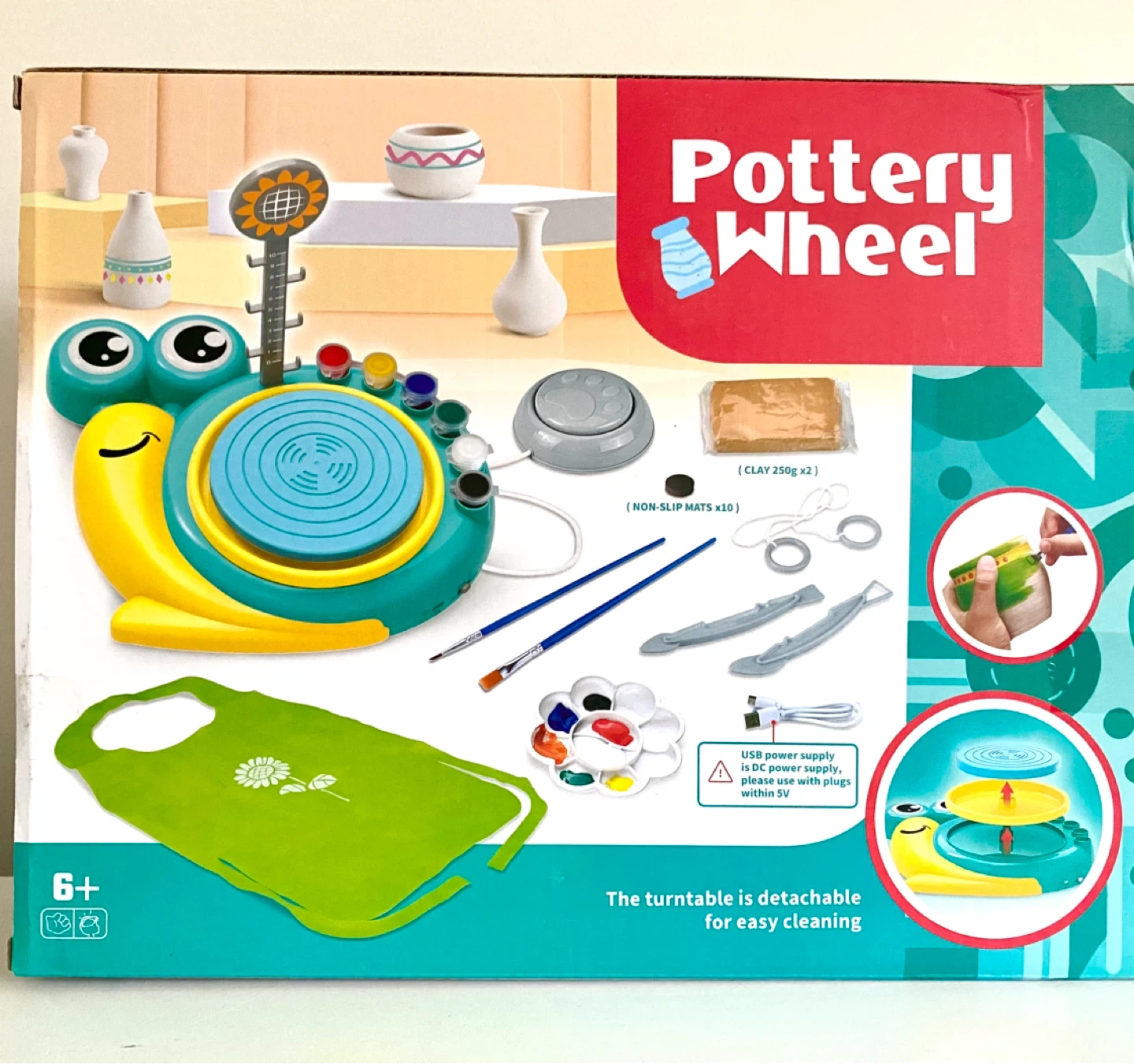 Pottery Wheel Kit for Kids - photo 2