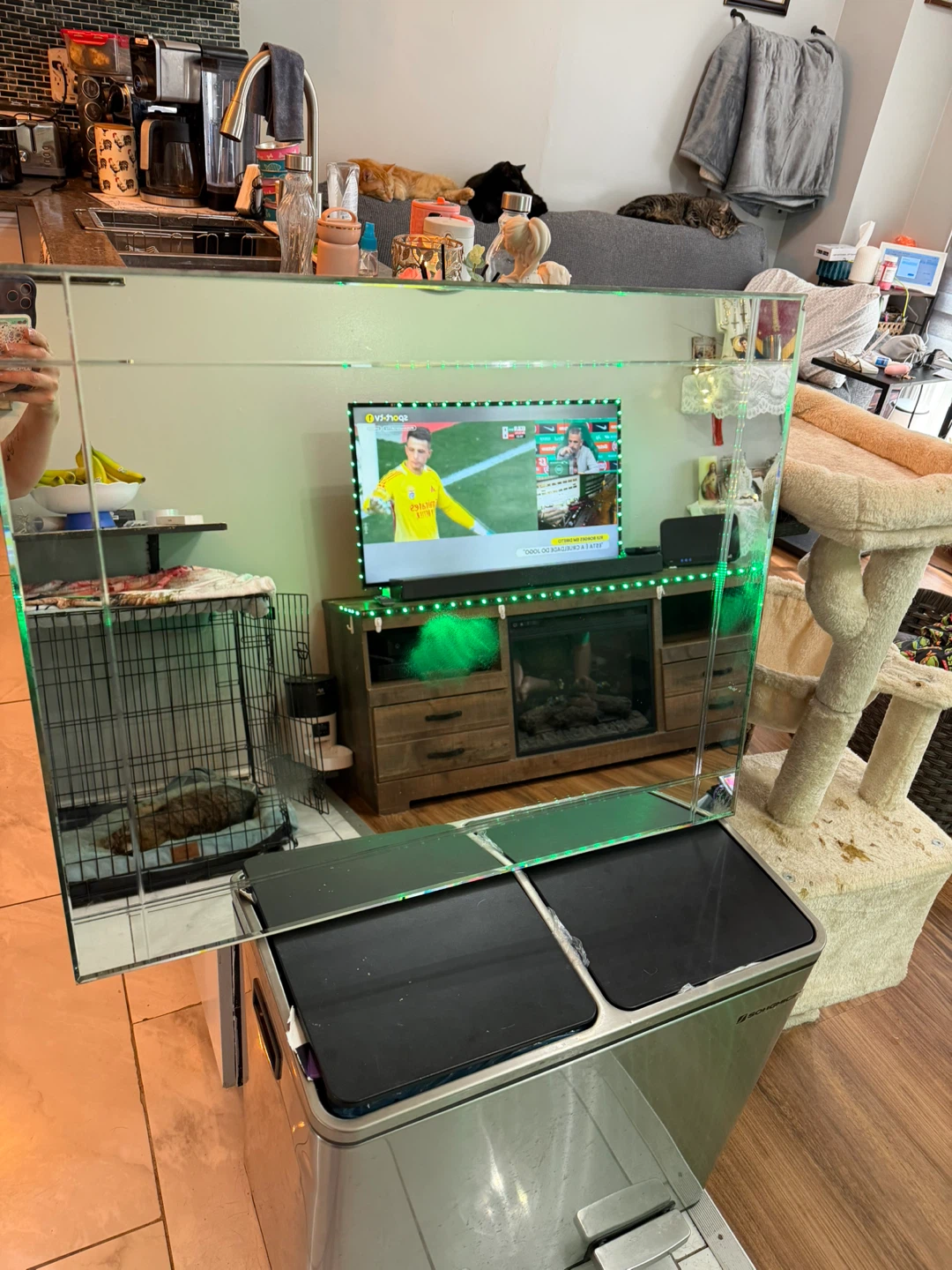 Large Square Wall Mirror