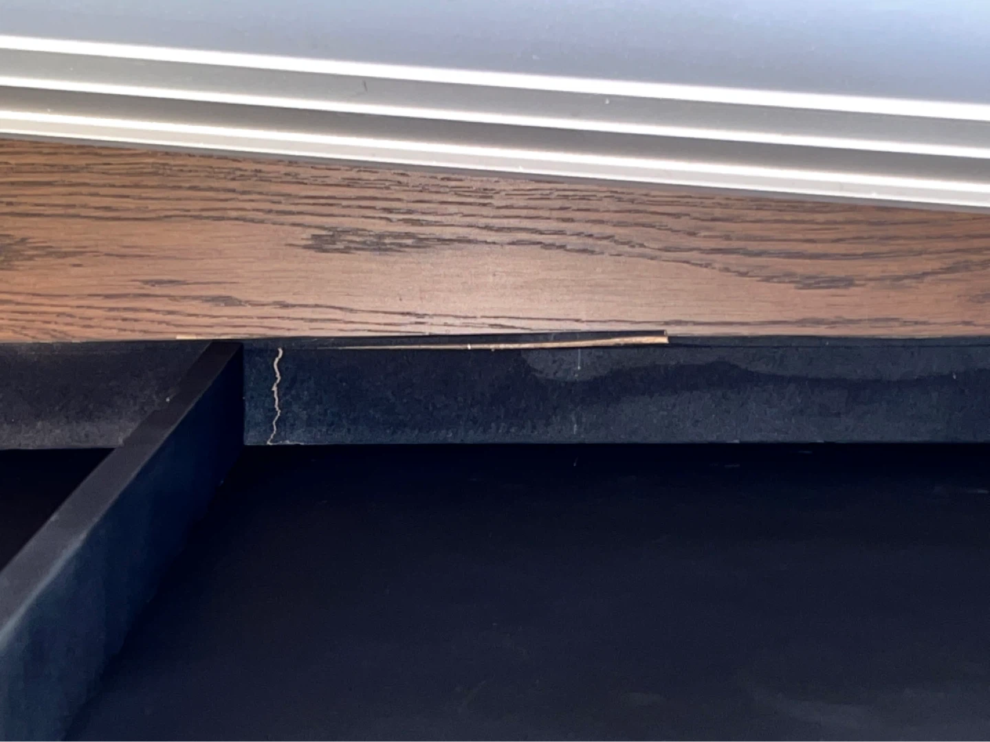 Structube Wood and Stone Top Dining Table - photo 4
