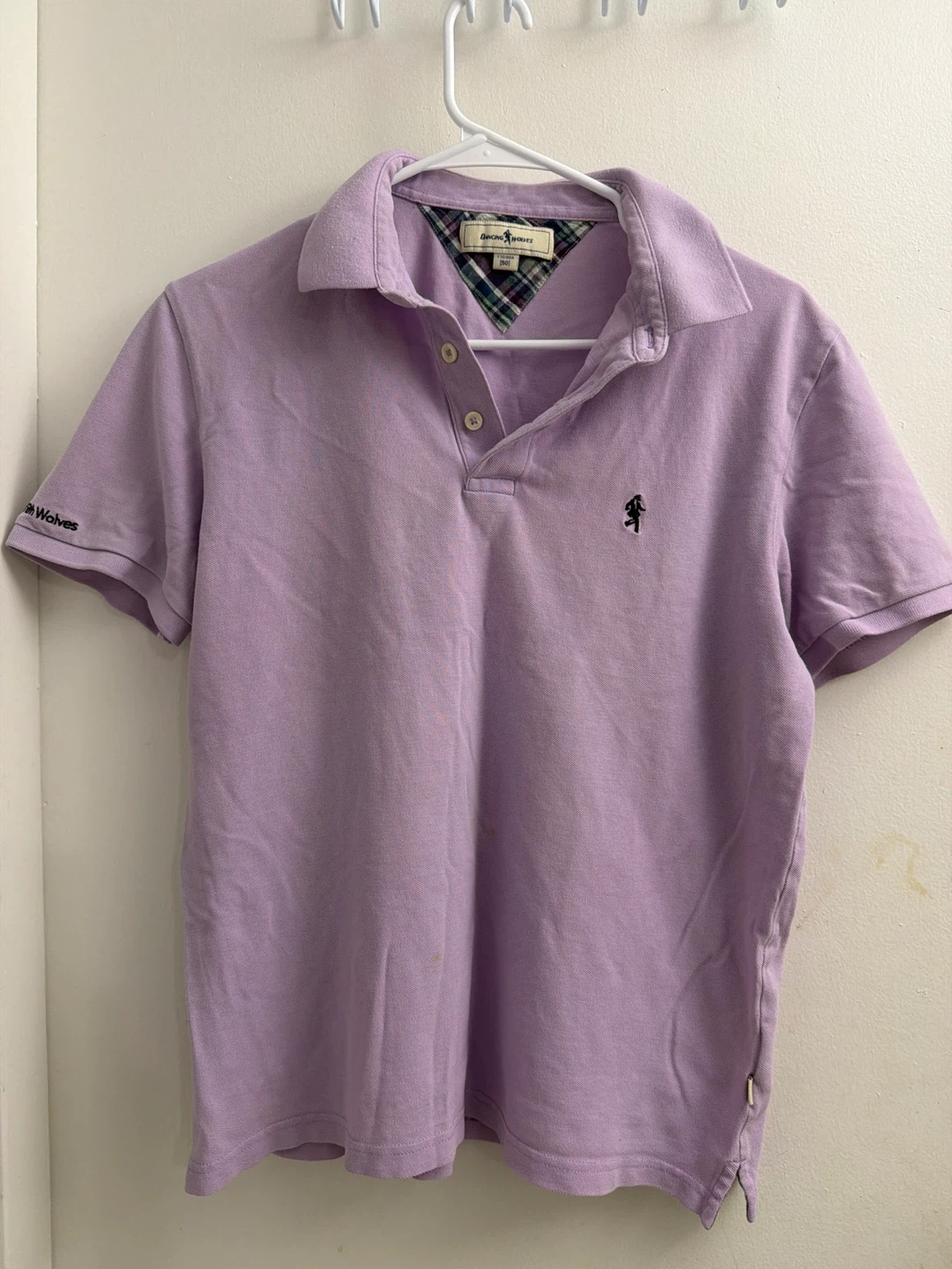 Dancing With Wolves Polo Shirt - Lavender
