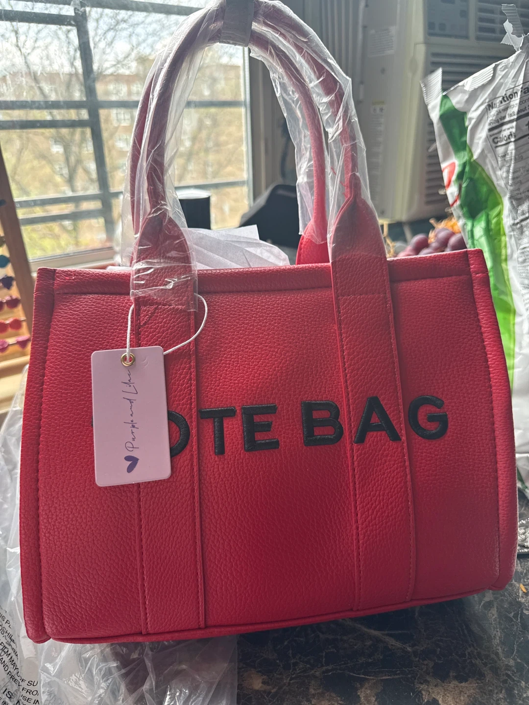 Red Tote Bag