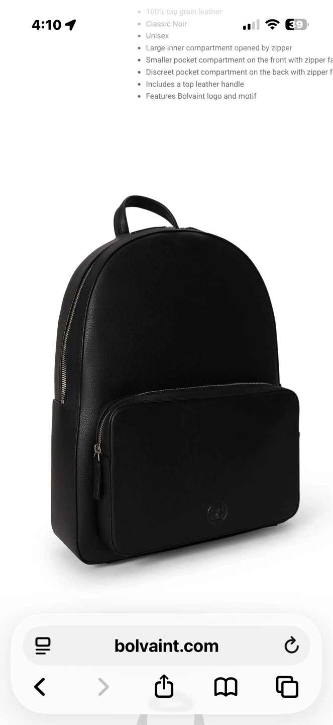 Bolvaint The Silouane Backpack - Black