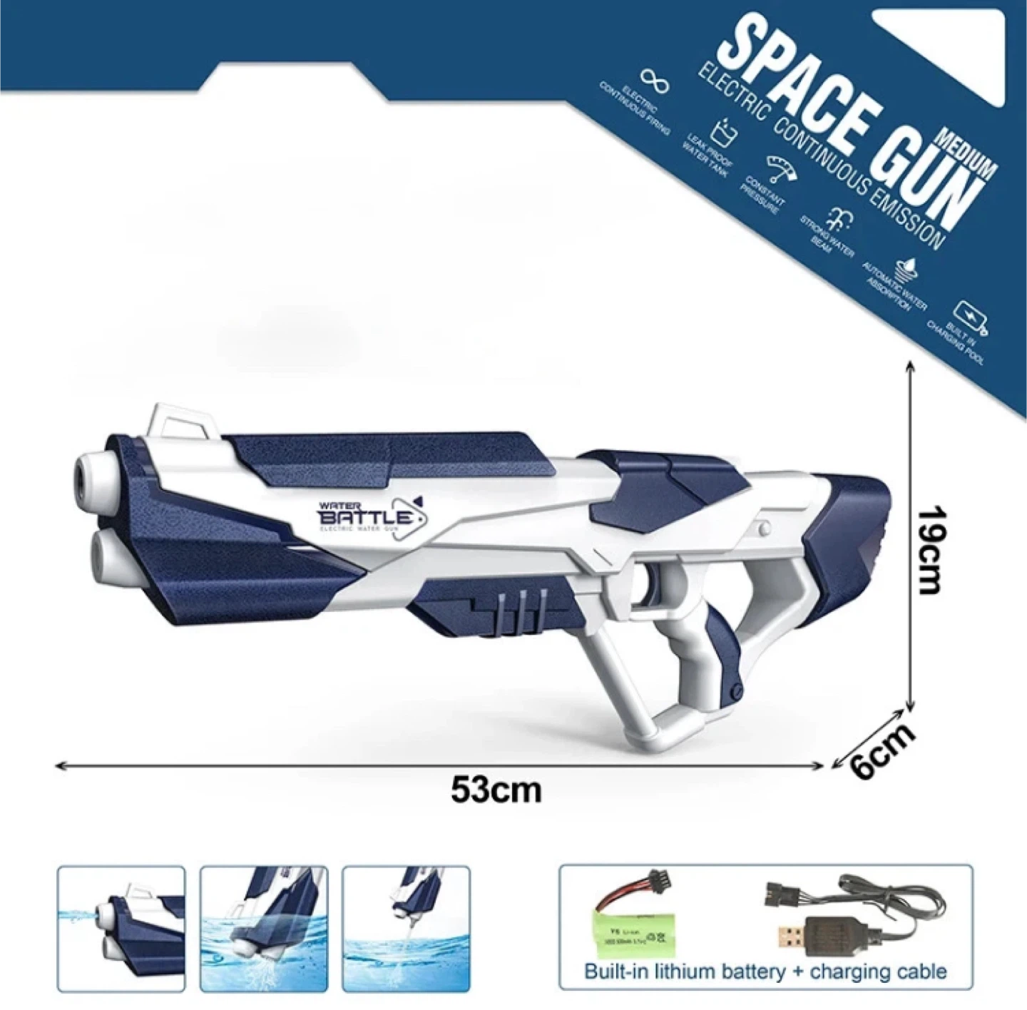 Brand New Electric Water Gun Water Battle