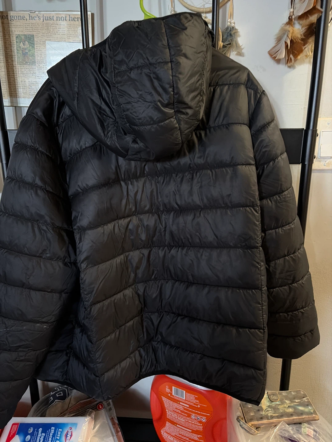 George Plus Black Puffer Jacket 4X - photo 4