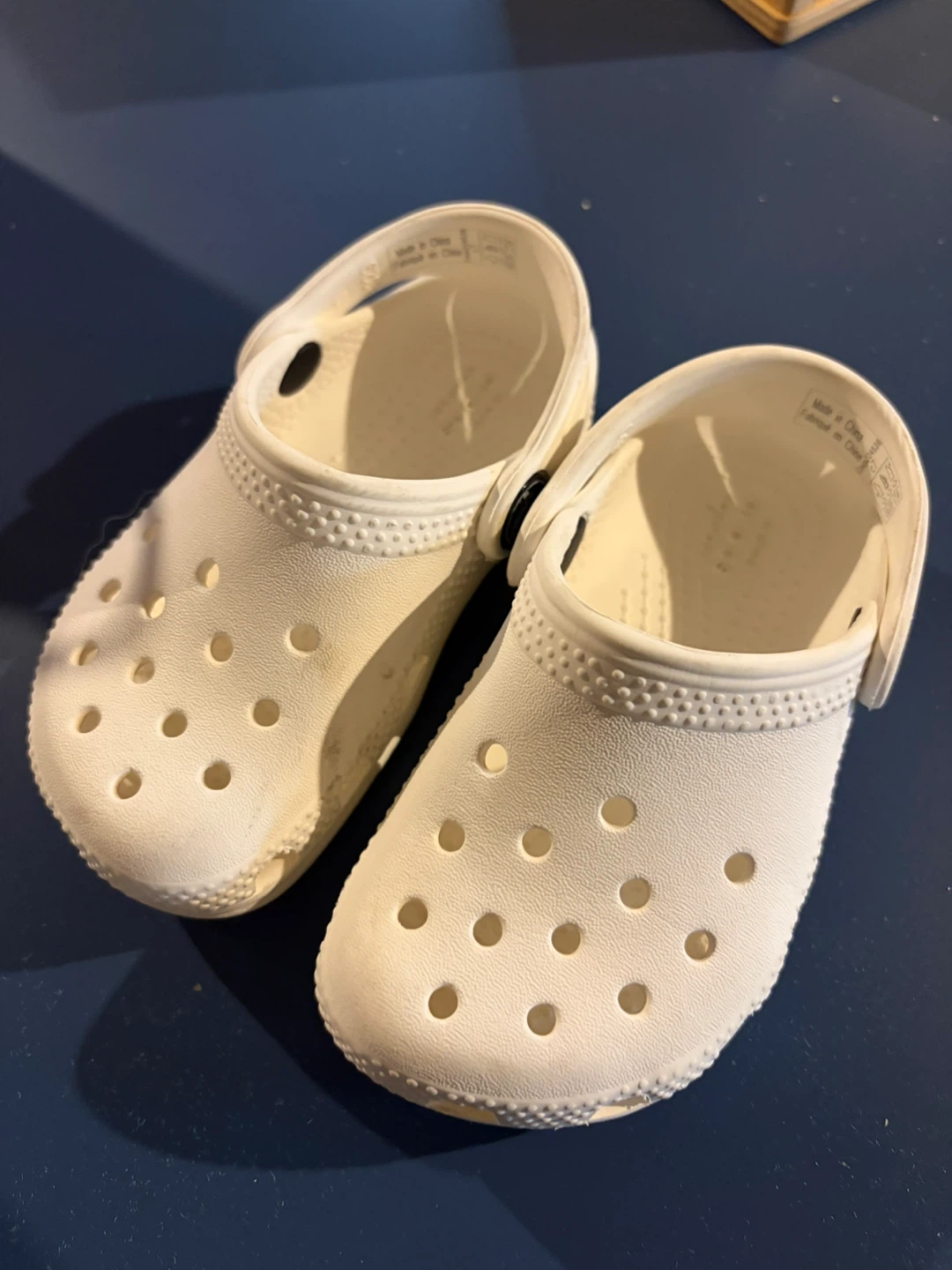 White Crocs - Size C7