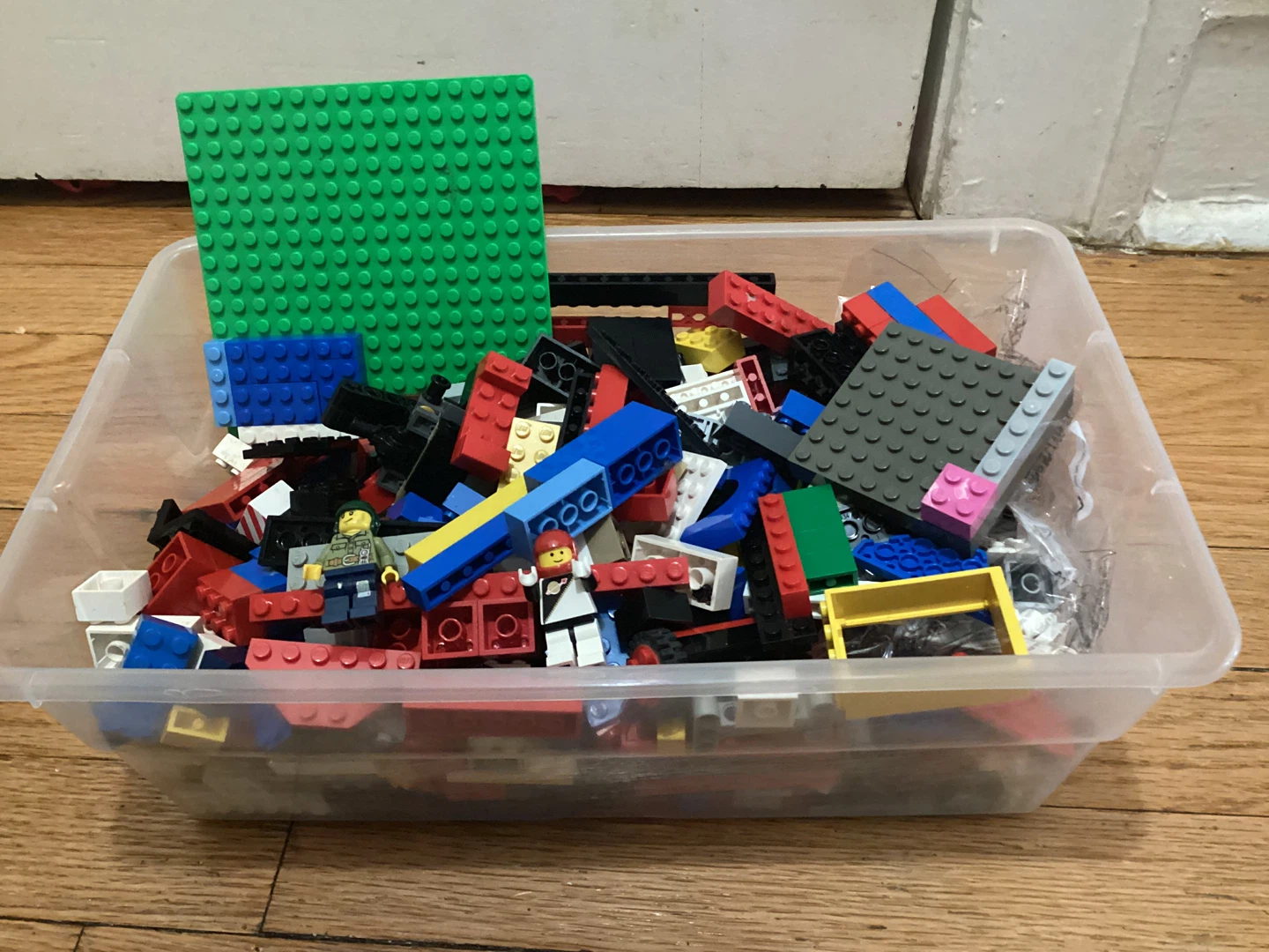Assorted LEGO Bricks in container