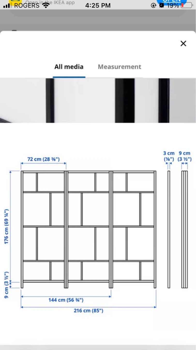 IKEA (2) dividers - White/Black - photo 2