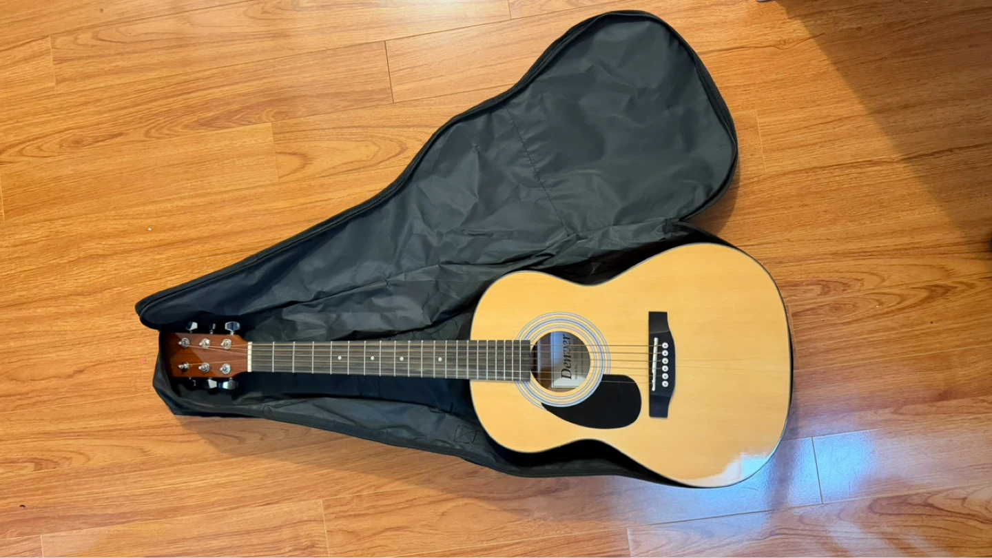 Denver Acoustic Guitar with Gig Bag and Box - photo 3