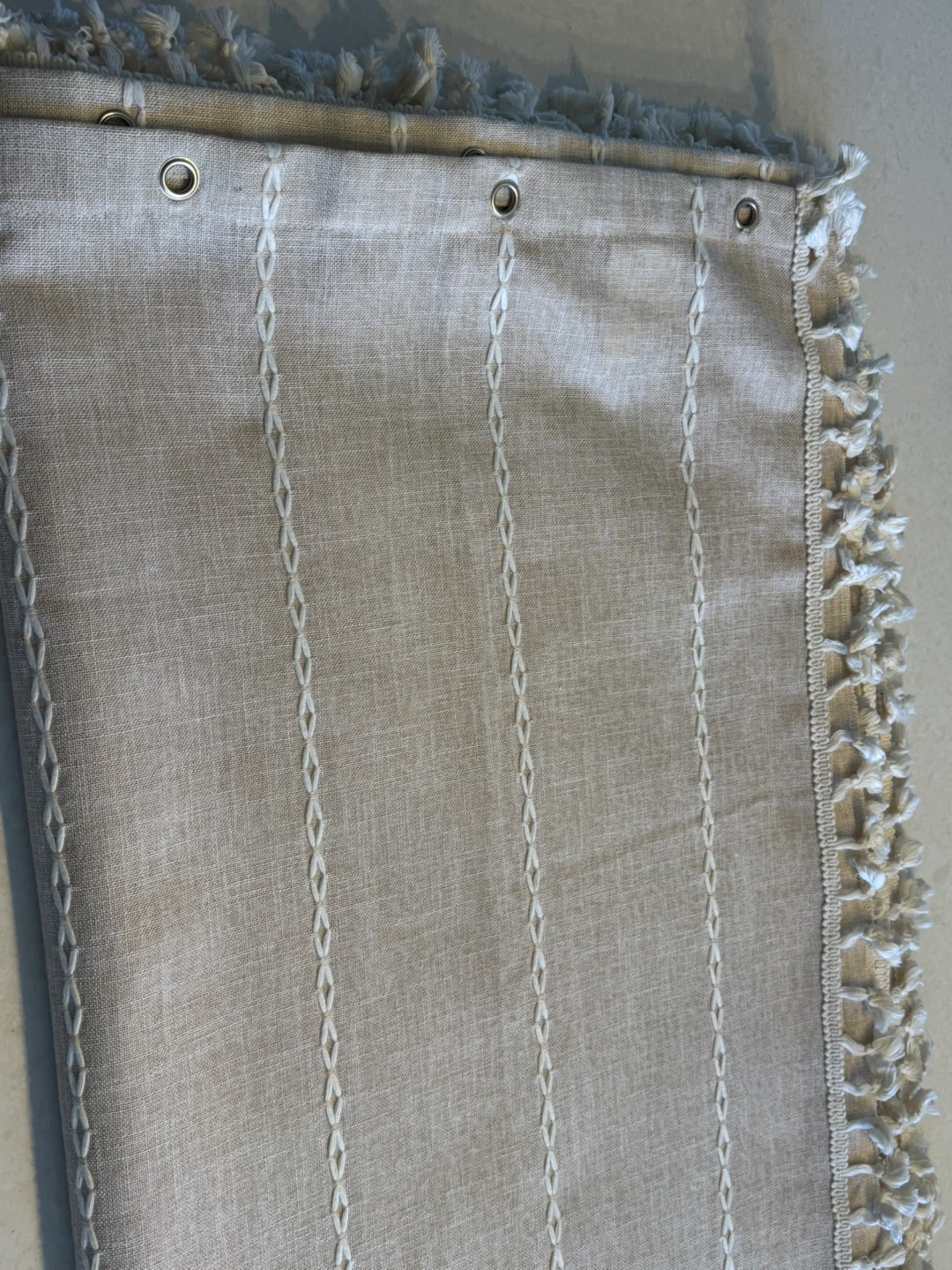 Boho Curtains with Tassels Linen Fabric 2 panels - photo 4