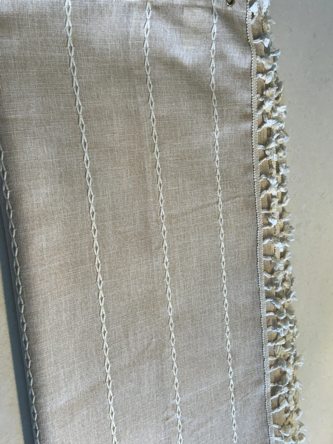 Boho Curtains with Tassels Linen Fabric 2 panels - photo 3