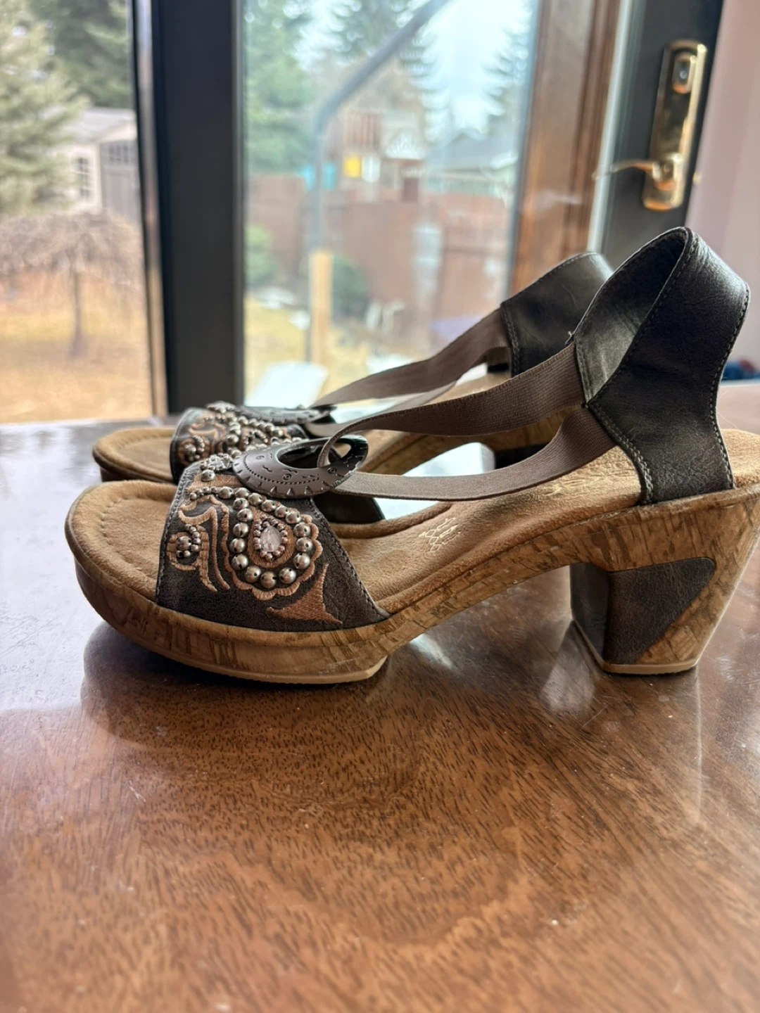 Rieker heeled sandal