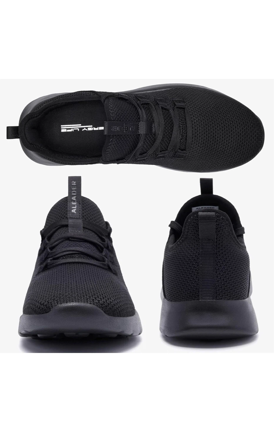 ALEADER Black women Running Shoes- size 6 - photo 2