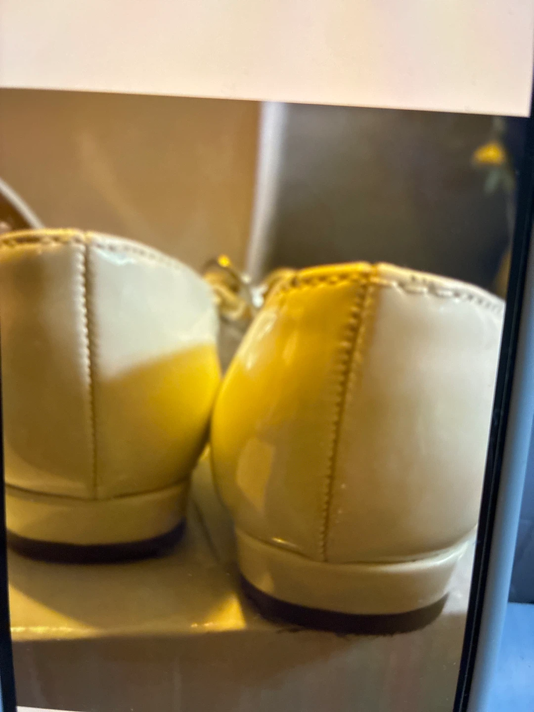 Cream Patent Bow Mary Jane Shoes - photo 4