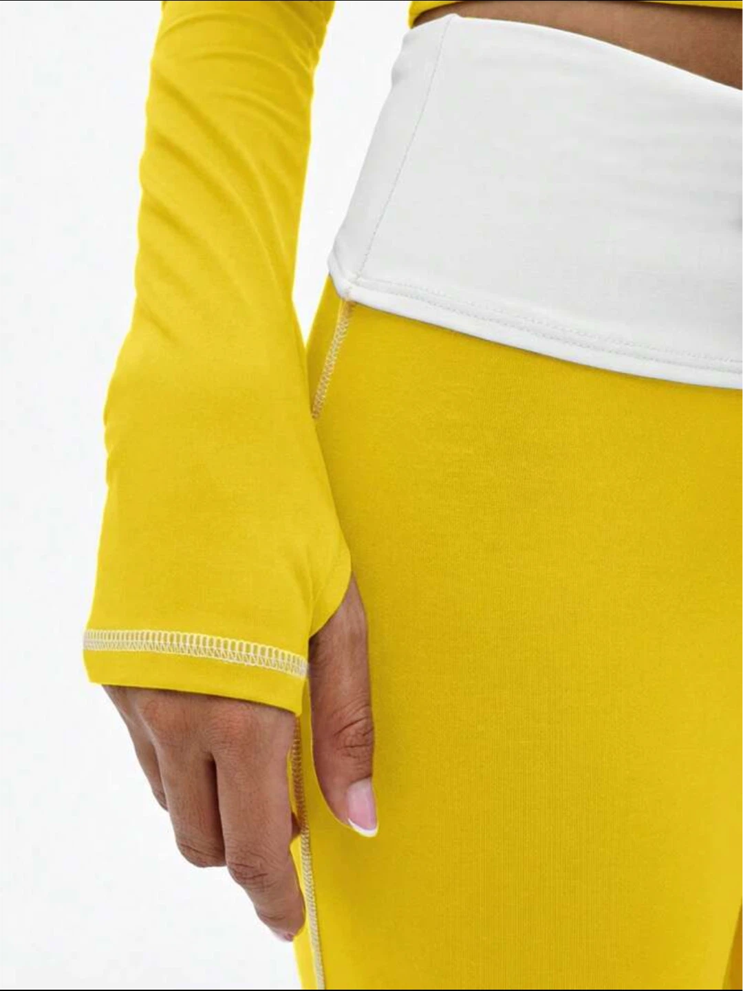 Baby Phat Yellow Zip-Up Hoodie with White Trim - photo 5
