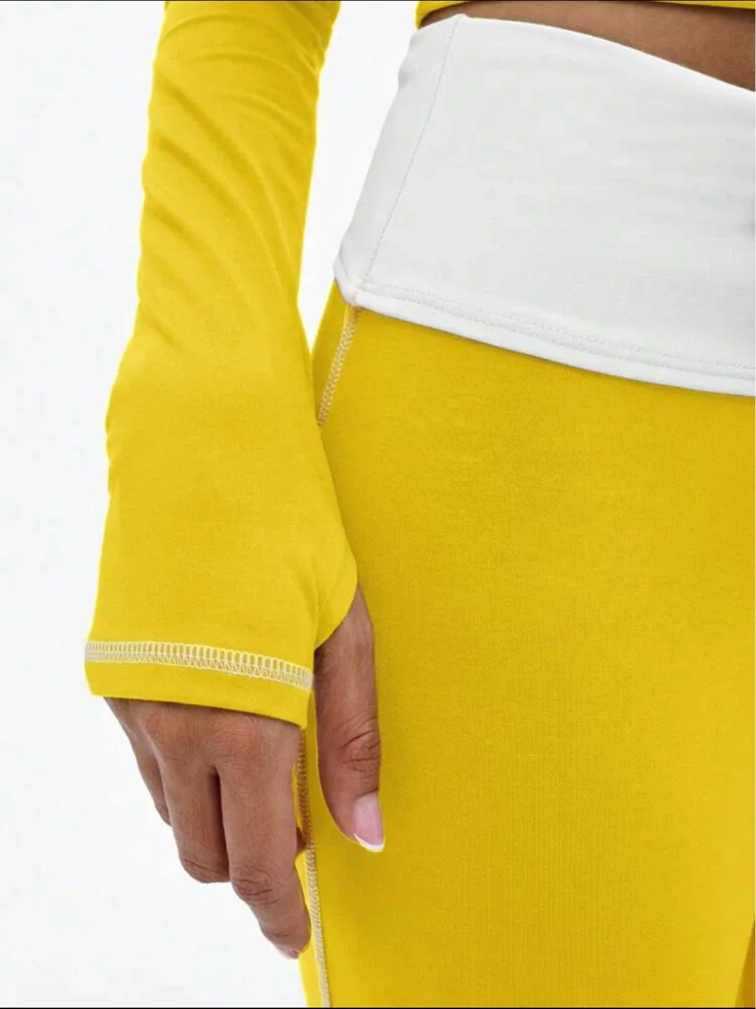 Baby Phat Yellow Zip-Up Hoodie with White Trim - photo 5