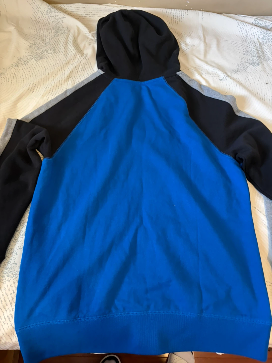 EXPRESS Men's Blue Zip-Up Hoodie - photo 4