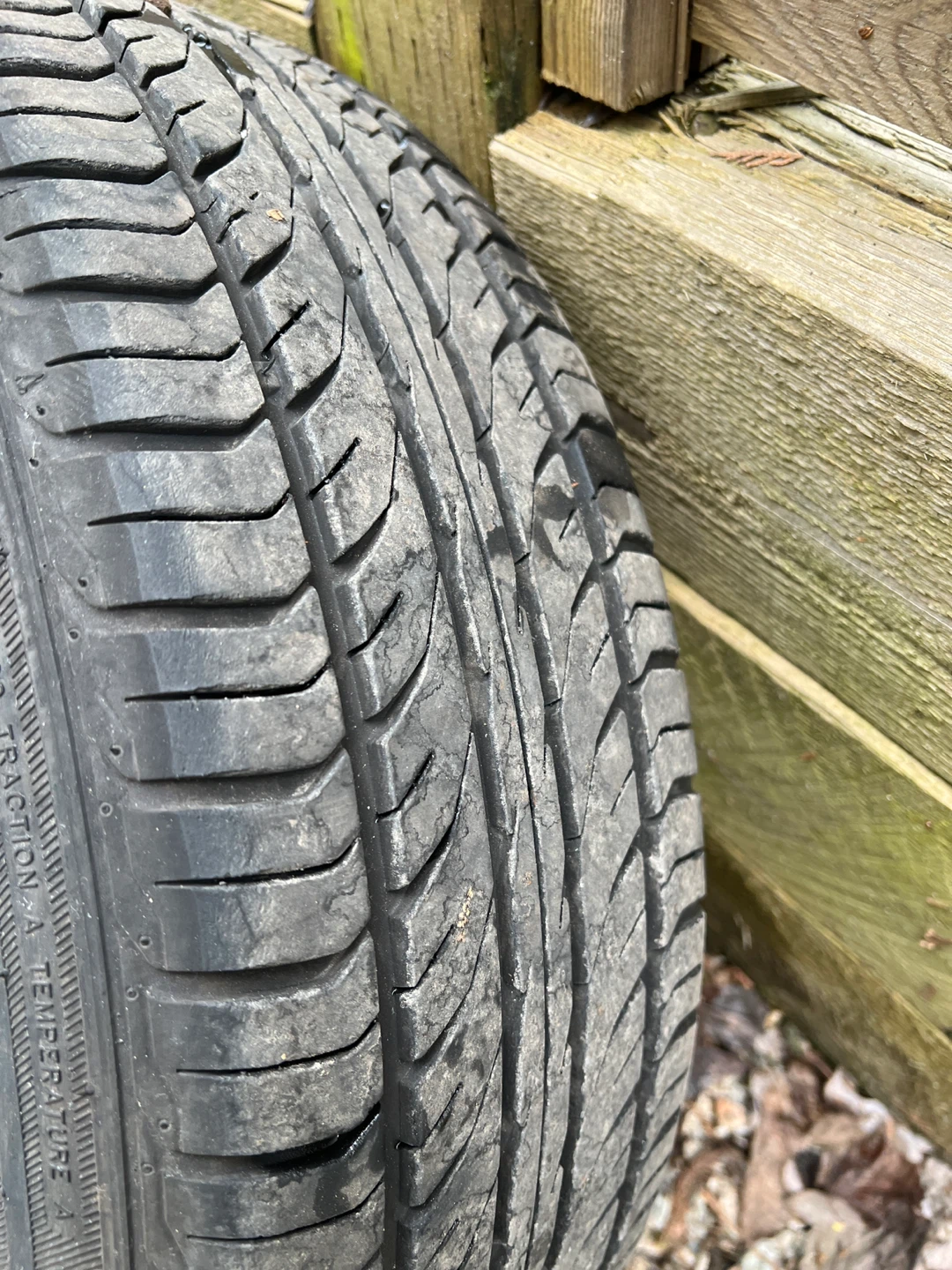 Used Tire on Silver Rim X 4 - photo 2